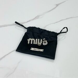 MIU MIU Crystal Earrings